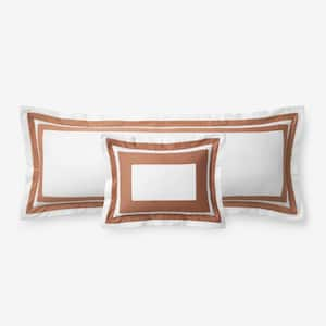 Legends Hotel Double Border Caramel Wrinkle-Free Sateen Boudoir