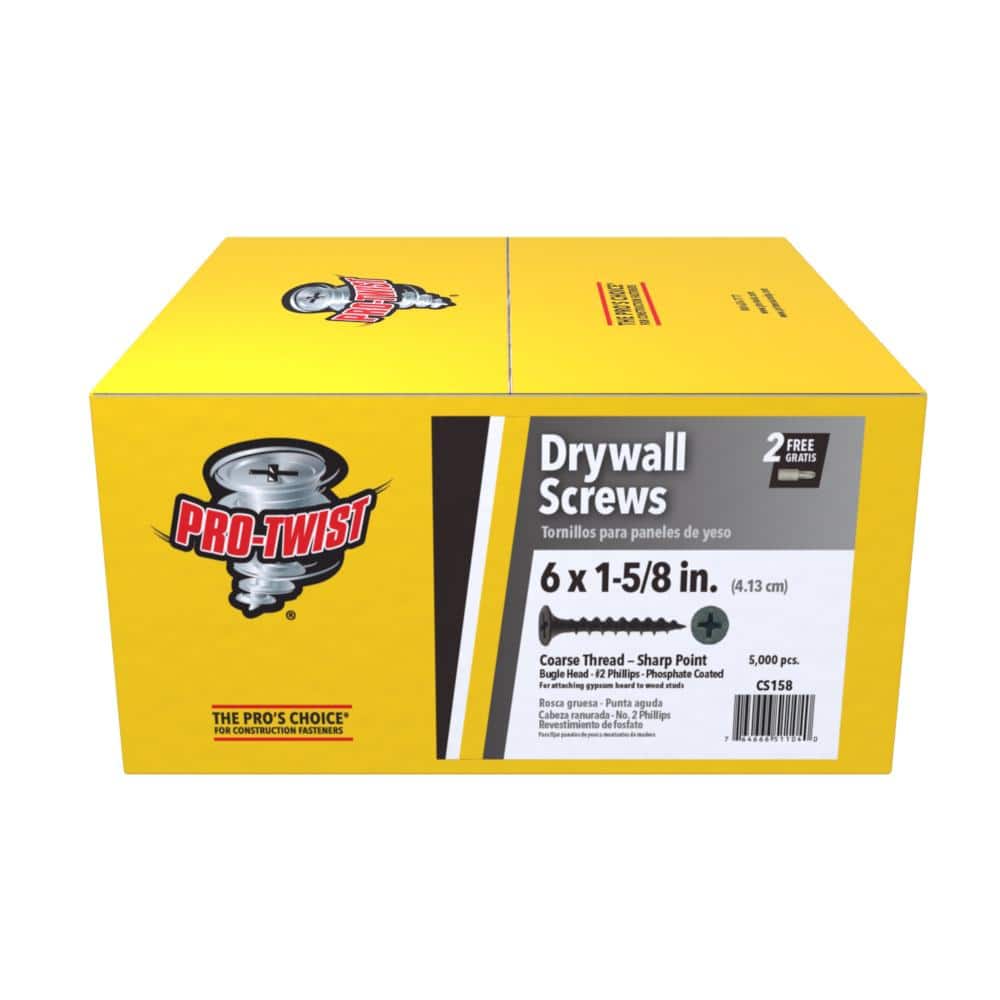 Drywall Screw 6 X 1″ 100 Pk. & 5 Lb. Box