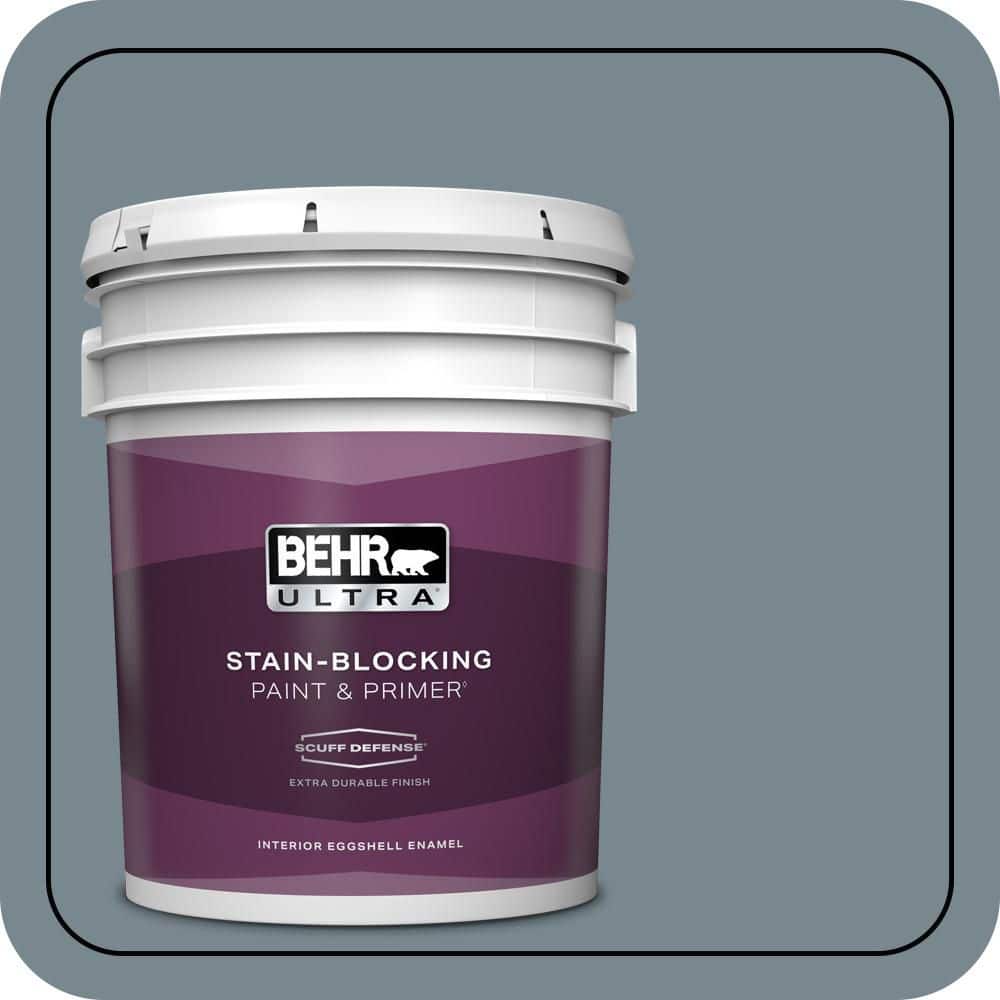 5 gal. #N470-5 Norwegian Blue Extra Durable Eggshell Enamel Interior Paint & Primer price history on PriceWatchPro