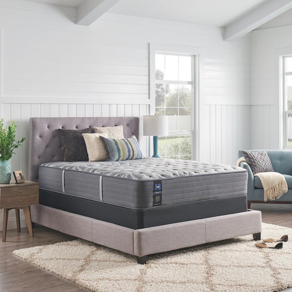 Sealy Posturepedic Plus Testimony II 13 in. Medium Innerspring Tight Top King Mattress Set with 9 in. Foundation