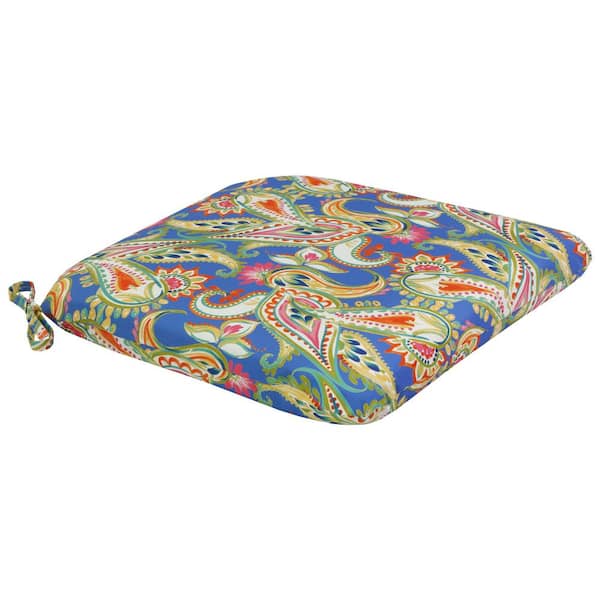 Classic Accessories Vera Bradley 19 in. L x 19 in. W x 5 in. Thick, 2-Pack  Patio Chair Cushions in Rain Forest Toile Gray/Gold 62-137-011001-2PK - The  Home Depot