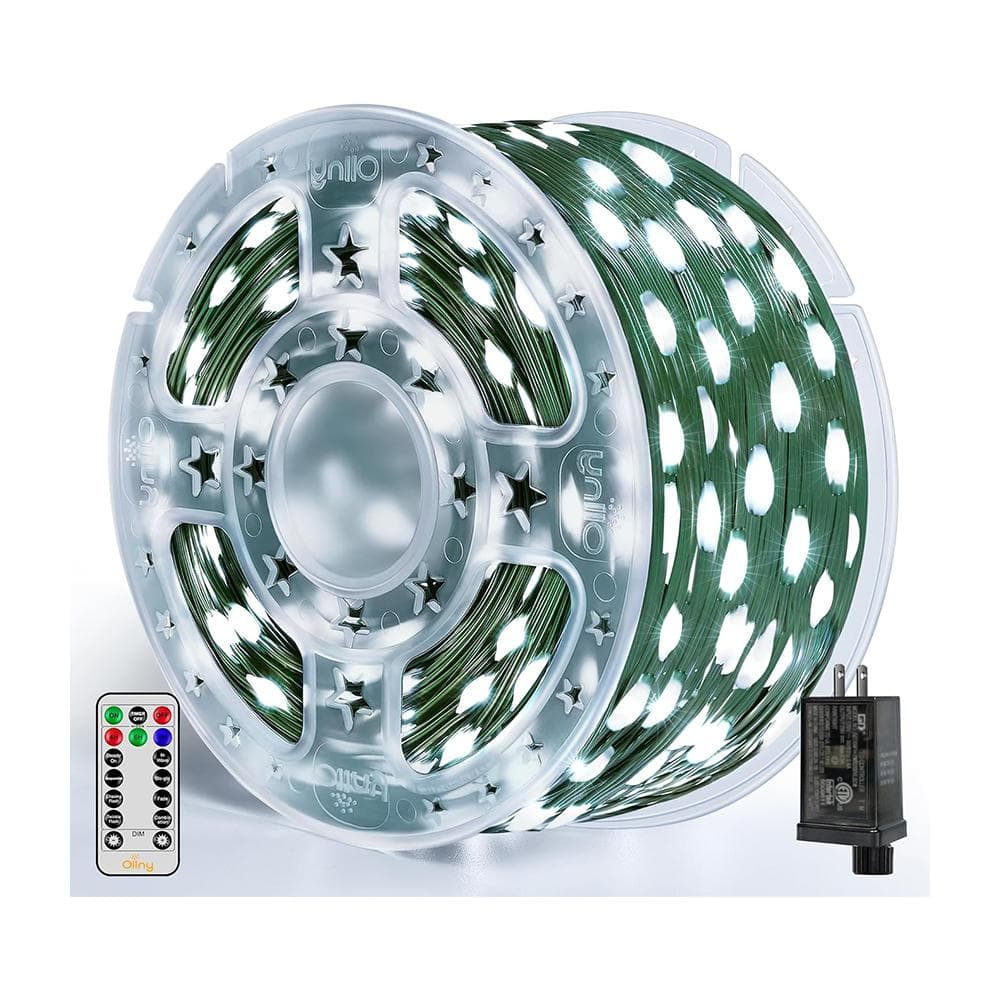800-Light 262 ft. Outdoor Plug-in Integrated LED Fairy String-Light with IP