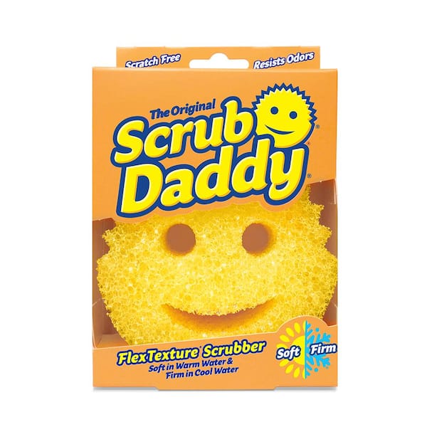 Scrub Daddy Original Scrubber Sponge Plus Cif All Purpose Cleaning Cream  Lemon 2ct Bundle 810044134452 - The Home Depot