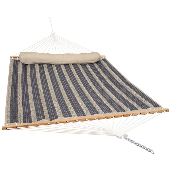 Sunnydaze 11-3/4 ft. Quilted Double Fabric 2-Person Hammock in Mountainside