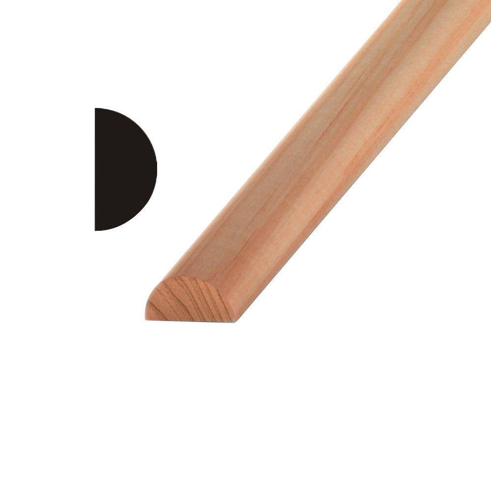 Kelleher 5 8 In X 16 Douglas Fir Half Round Moulding F300 The Home Depot Douglas Fir Half Round Moulding F300, Half Round Molding Trim
