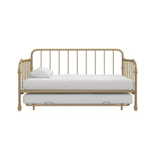 Monarch Hill Wren Gold Metal Twin Daybed with Trundle