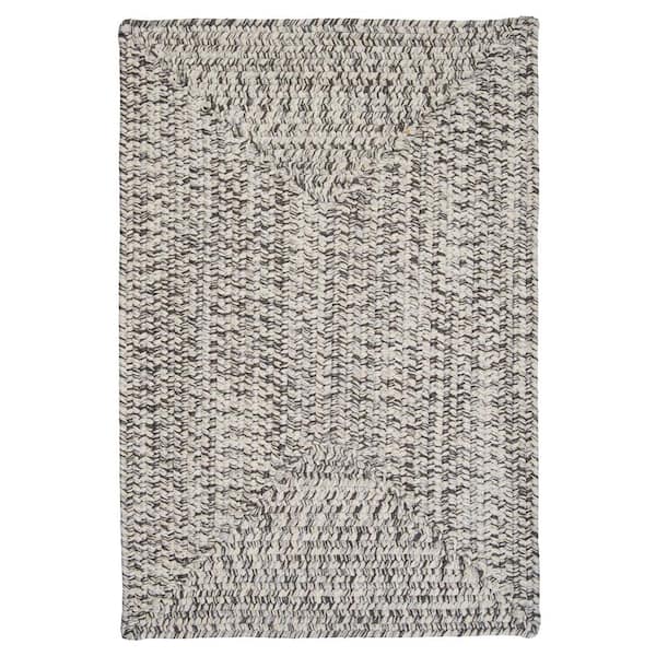 Home Decorators Collection Wesley Silver Shimmer 7 ft. x 9 ft. Tweed Indoor/Outdoor Area Rug