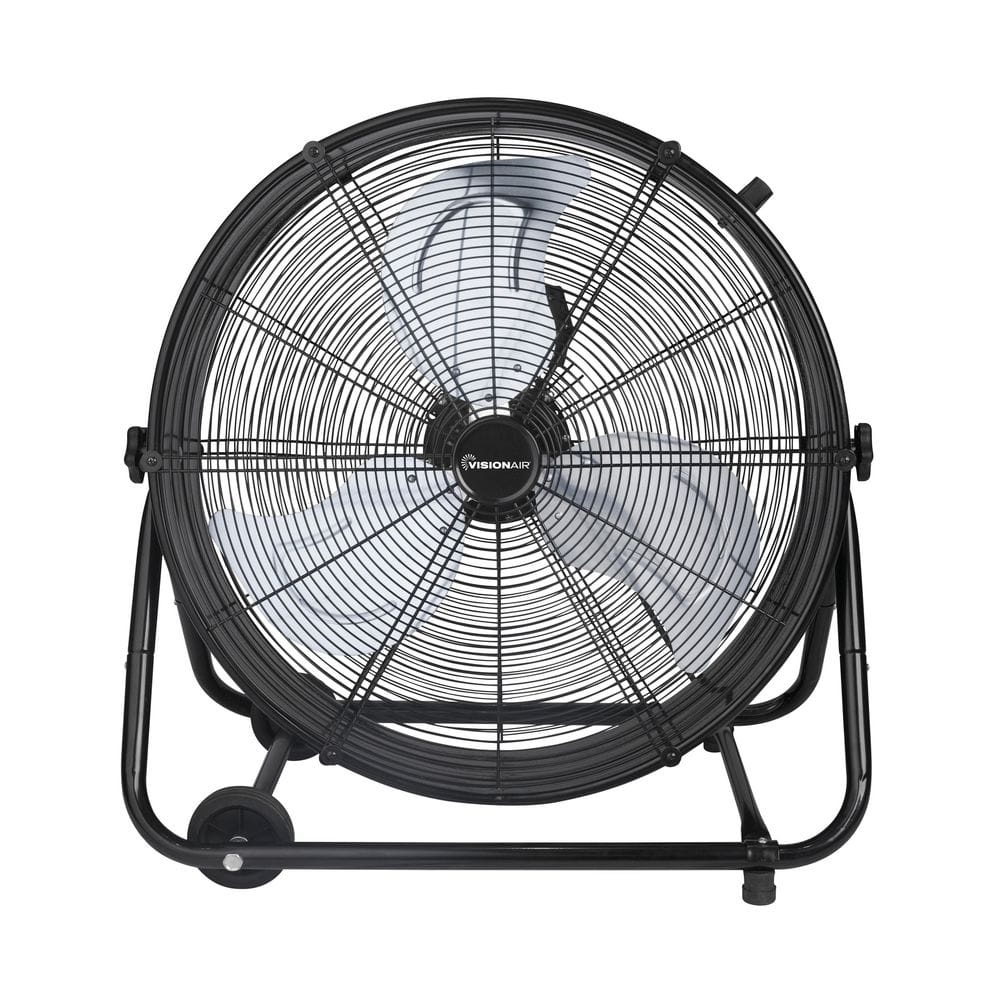 24 in. Heavy-Duty High Velocity Tilting Drum Fan, Black price history on PriceWatchPro