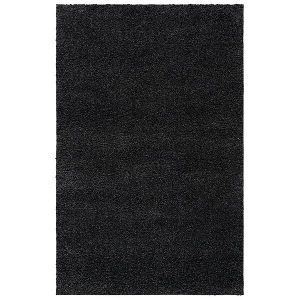 SAFAVIEH Milan Shag Dark Gray 5 ft. x 8 ft. Solid Flokati Area Rug