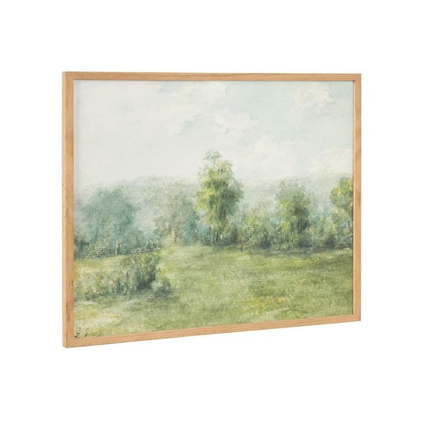Kate and Laurel Gallery George Inness Landscape by Natural Framed Art Print 20 in. x 16 in.