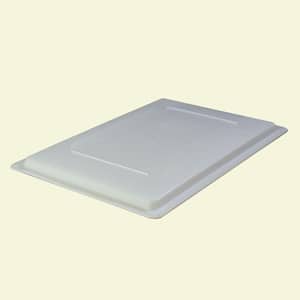Lid Only for 26 in. x 18 in. Polyethylene Food Box in White (Case of 6)