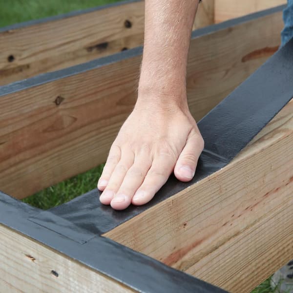 1-5/8 in. x 50 ft. Black Butyl Deck Joist Tape for under Decking Board