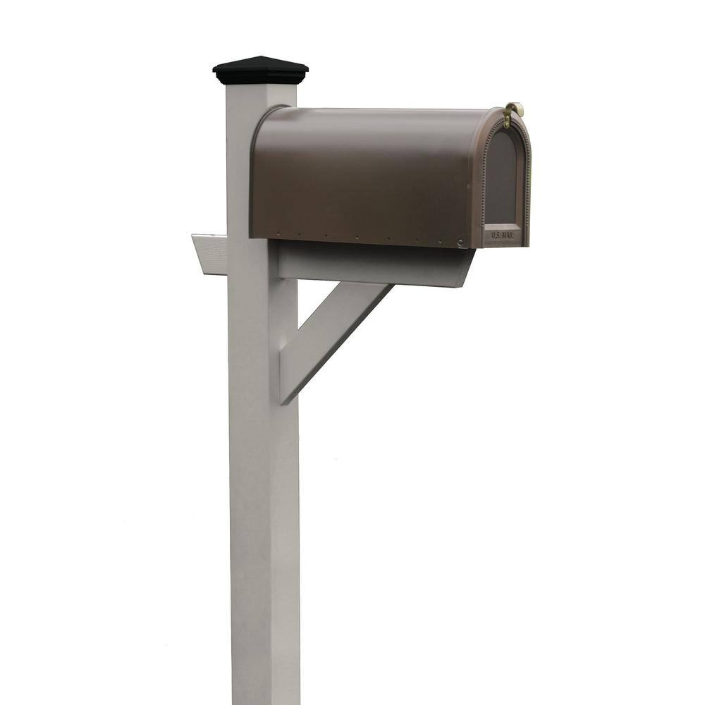 Reviews for Highwood Hazleton Plastic Mailbox Post, Harbor Gray Pg 1