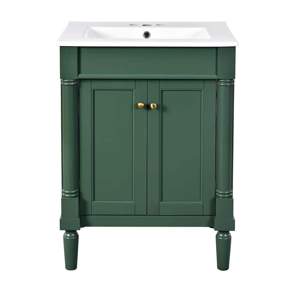 Boosicavelly 24 in. W x 18 in. D x 34 in. H Single Sink