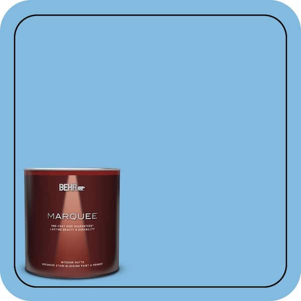 BEHR MARQUEE 1 qt. #560B-4 Enchanting Matte Interior Paint & Primer