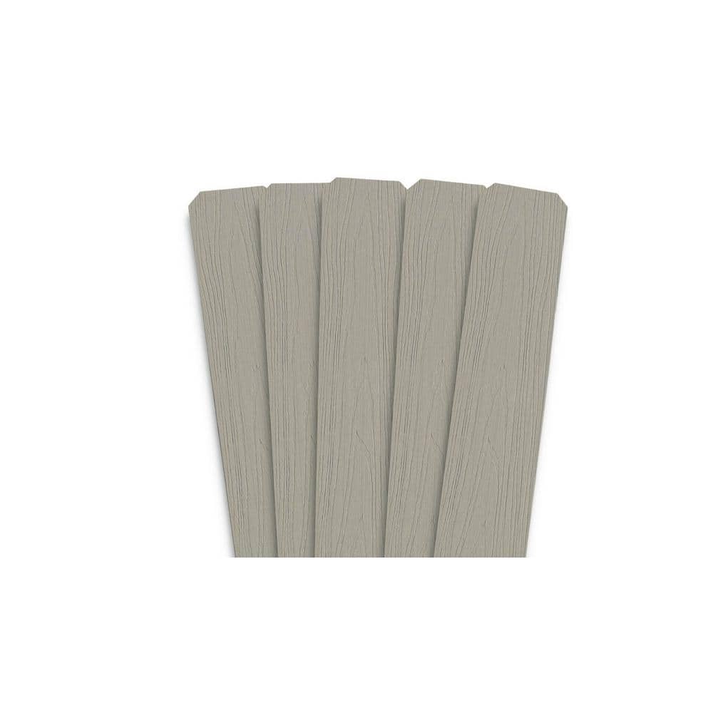 0.40 in. x 5.51 in. x 48.00 in. River Birch Capped Composite Dog Ear Fence Picket (5-Pack) price history on PriceWatchPro