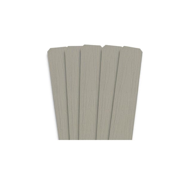 0.40 in. x 5.51 in. x 48.00 in. River Birch Capped Composite Dog Ear Fence Picket (5-Pack)