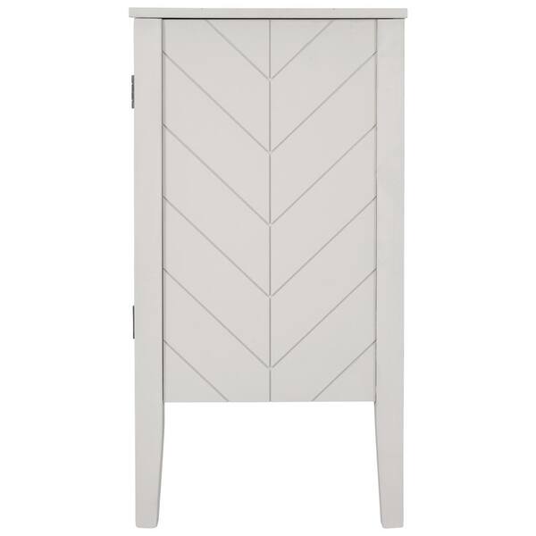 Nexera 132203 Slim 2-Door Storage Cabinet, White