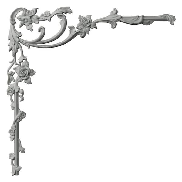 Ekena Millwork 0.75 in. x 21.125 in. x 21 in. Polyurethane Applique and Onlay Moulding
