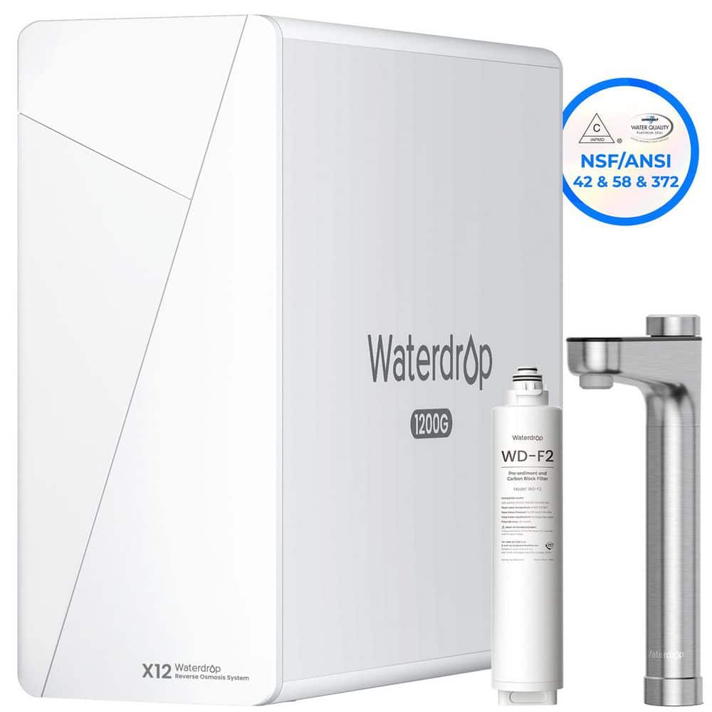Waterdrop X12-Basic Tankless Undersink Reverse Osmosis System, NSF