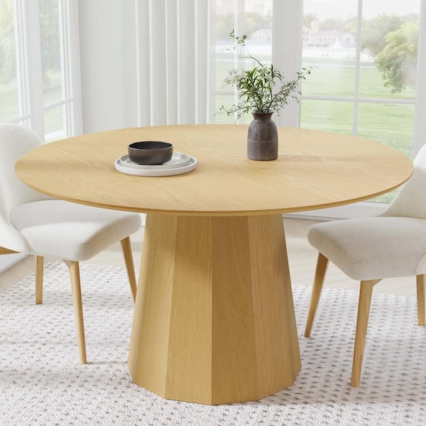 Goma YUM! YUM! YUM! ROUND TABLE HARCO Yumi dining table, Oak