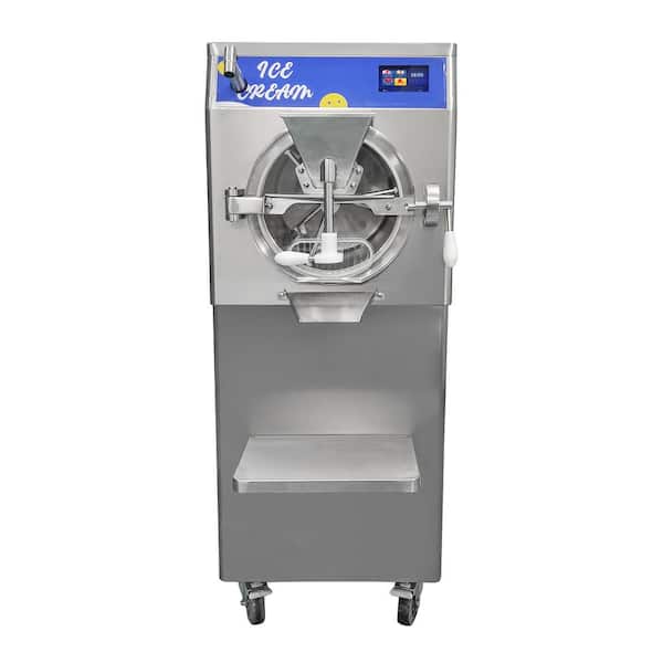 JEREMY CASS 15 qt. Stainless Steel Ice Cream Maker with Roller GZWK382