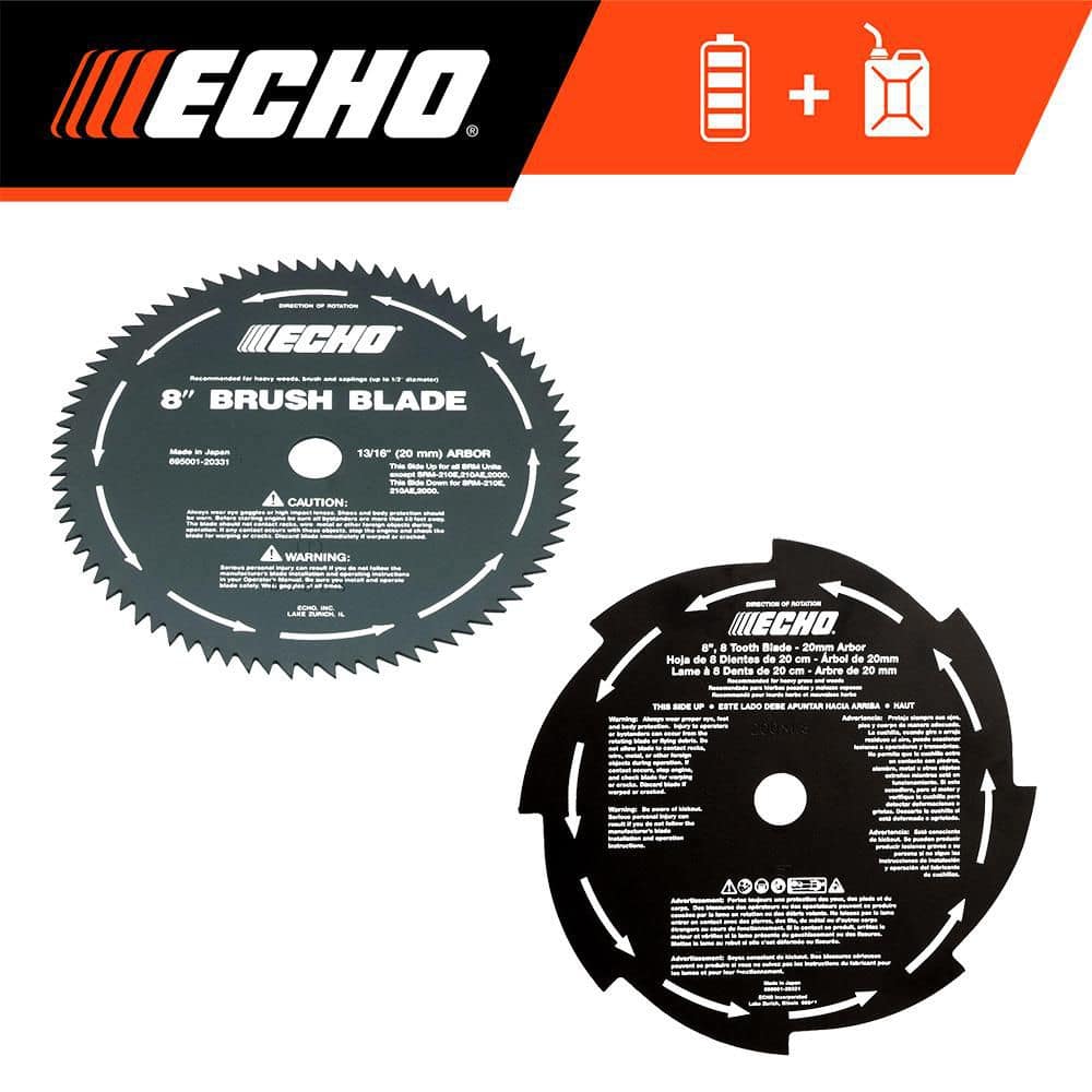 Have a question about ECHO 8 in. 80-Tooth Brush Blade and 8-Tooth