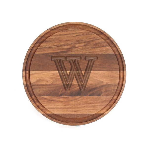 BigWood Boards Round Walnut Cheese Board W