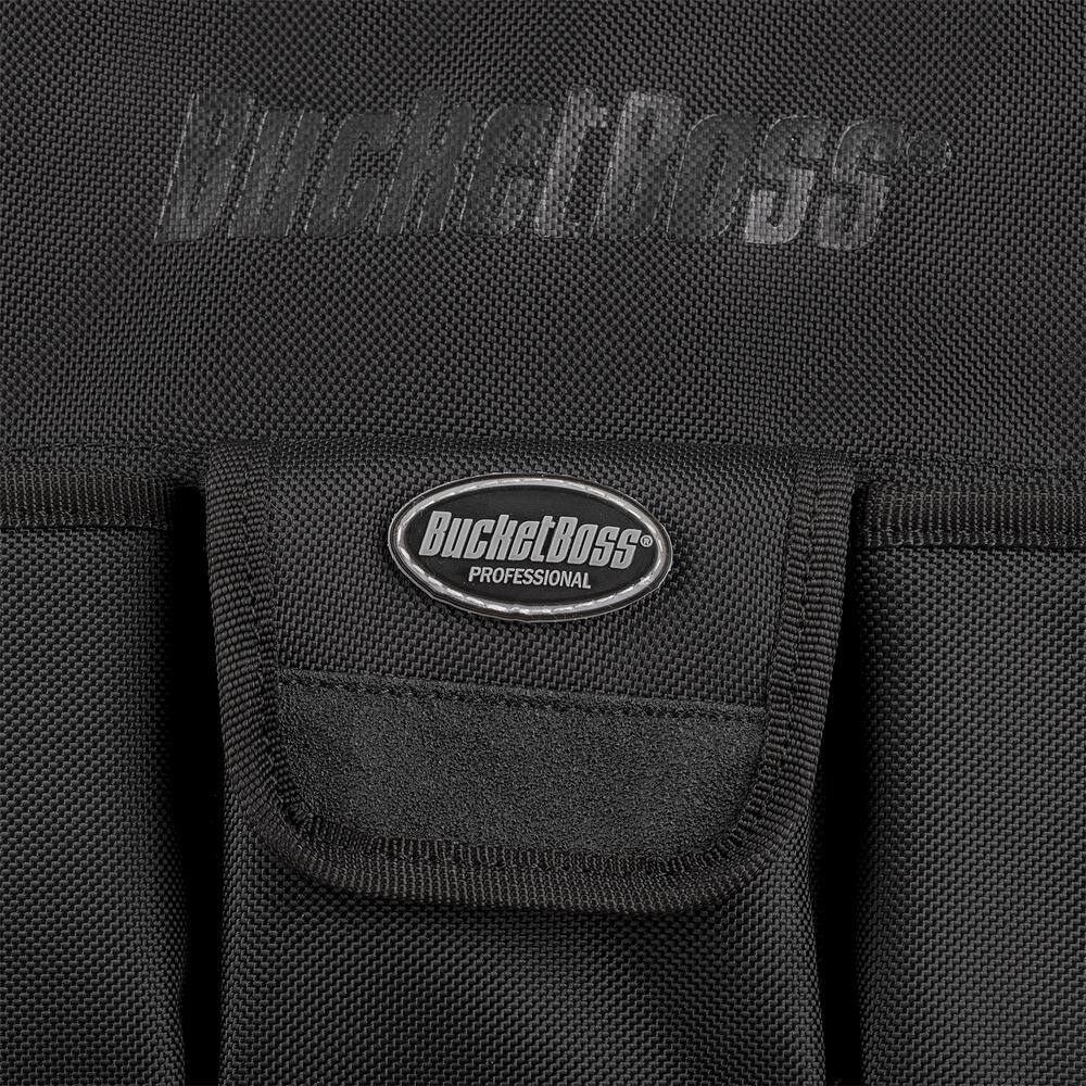 Bucket Boss Black Polyester 18-Inch Double-Wall Tool Bag
