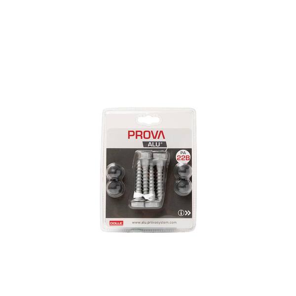 Dolle Prova PA22b Galvanized Steel Hex Screw Post Anchors (4-Piece)