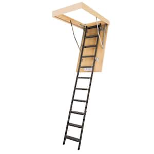 LMS Insulated Steel Attic Ladder 7' 2" - 8' 11", 22.5" x 47" with 350 lb. Load Capacity