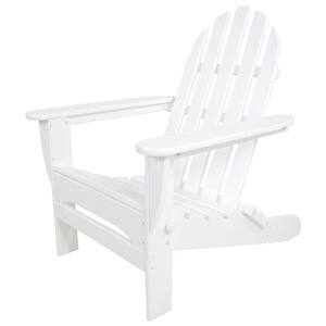 grant park traditional curveback black plastic outdoor patio adirondack chair