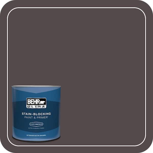 BEHR ULTRA 1 qt. #MQ1-34 Instant Classic Extra Durable Satin Enamel Interior Paint & Primer
