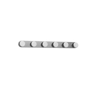 Rezz 25-in 1 Light 17-Watt Brushed Nickel Integrated LED Vanity Light