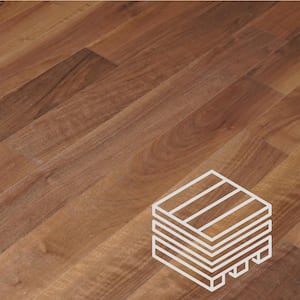 Muenchen Walnut 1/2 in. T x 5 in. W Tongue and Groove Smooth Texture Engineered Hardwood Flooring (840 sq. ft./case)