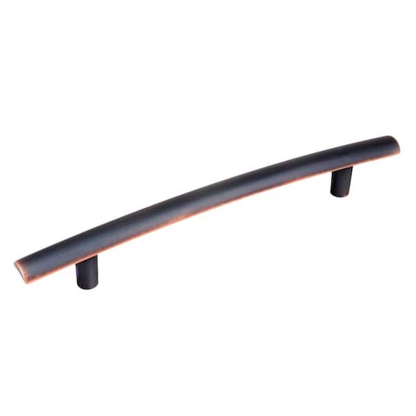Liberty Arched 5-1/16 in. (128mm) Center-to-Center Bronze with Copper Highlights Drawer Pull