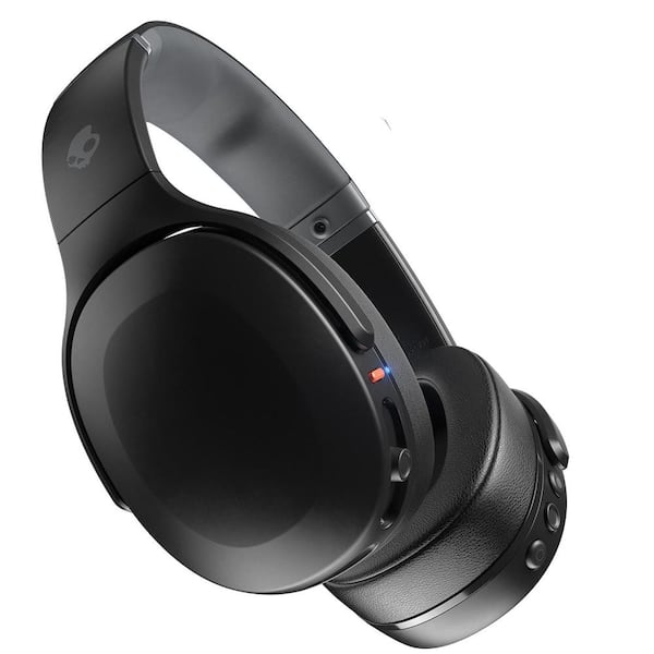 Skullcandy Crusher Evo Sensory Bass Over-Ear Bluetooth Headphones with Personal Sound in True Black S6EVW-N740 The Home Depot
