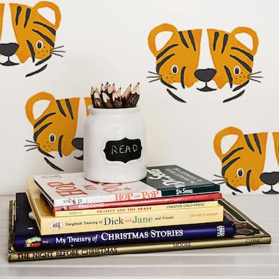 Tiger Cubs Peel and Stick Wall Decals (set of 4)
