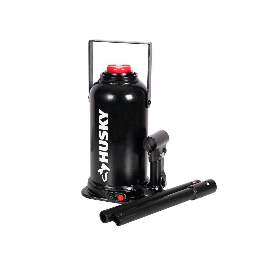 Husky 20-Ton Welded Bottle Jack HPL20BW-ZDT-TH - The Home Depot