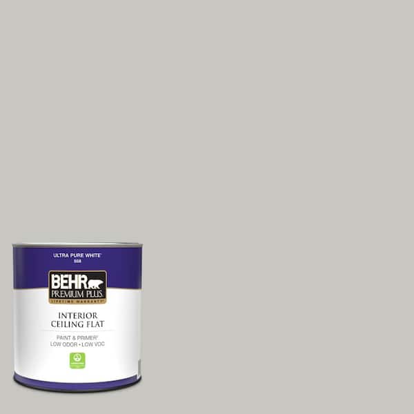 1 qt. #PPU24-16 Titanium Ceiling Flat Interior Paint