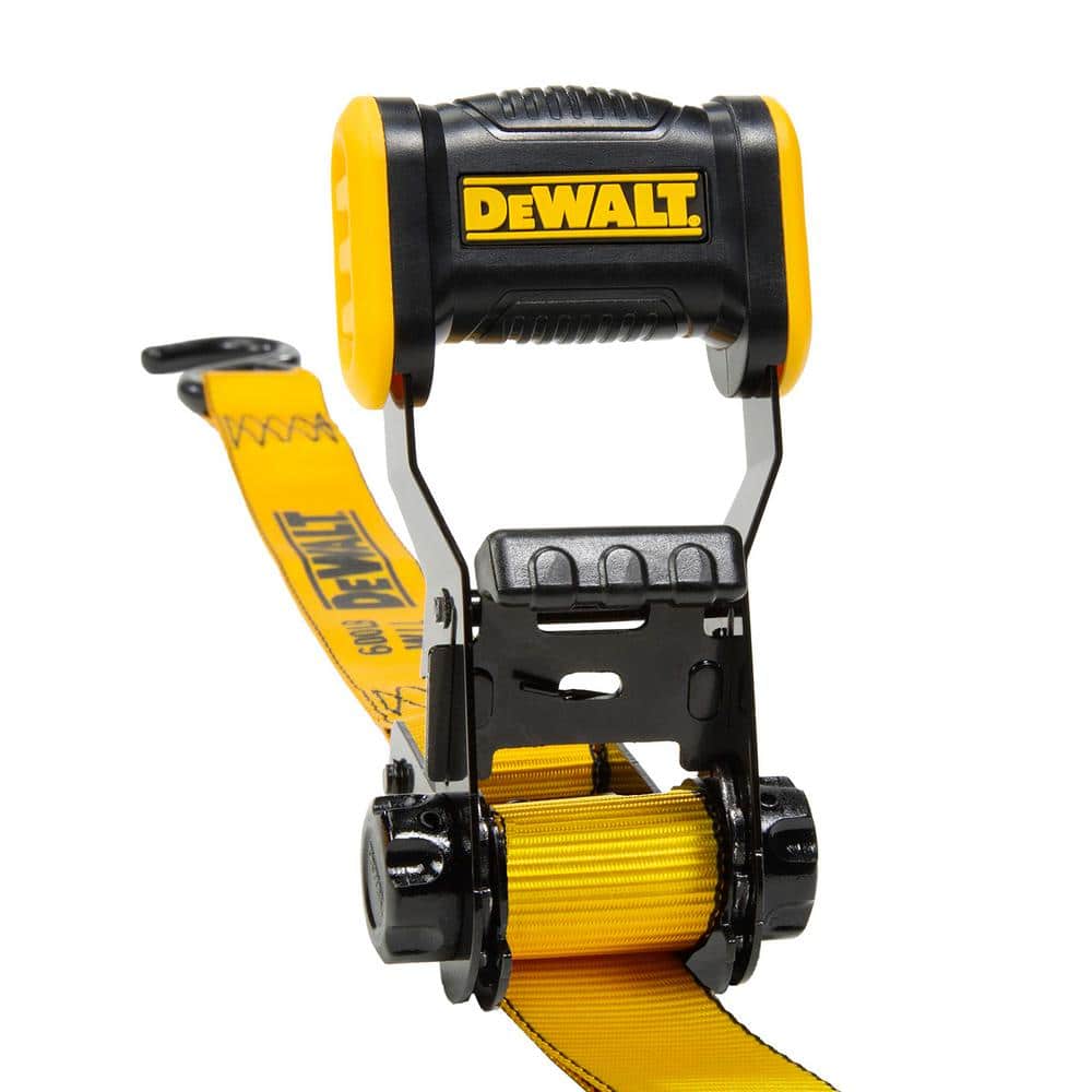 DeWalt Heavy-Duty Yellow & Black 12ft Ratchet Strap Set