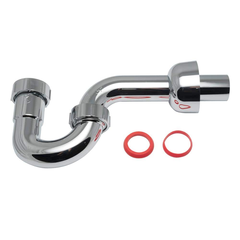 Polished Chrome 1-1/2 in. Slip Joint P-Trap