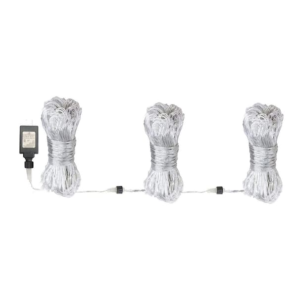 LED Net Lights 270 LED 10x10FT with Timer & 8 Lighting Modes for Outdoor Gazebo Bush Wedding Holiday