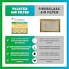 Filterbuy 24x25x4 MERV 11 Air Filter (4-Pack) – Allergen Defense For HVAC, Actual 23.75x24.75x3.63 Inches