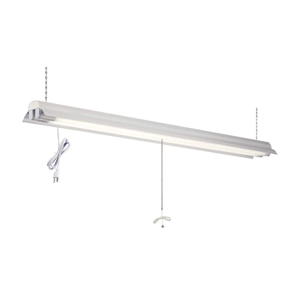 Cordelia-SL602T1840-DF Pro - 48 Inch 28W 2 4000K LED Shop Light White Finish, image size:1000x1000
