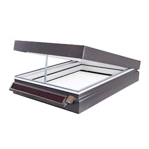 46-1/2 in. x 46-1/2 in. Solar Powered Venting Curb-Mounted Skylight with Premium Infinity Laminated Low-E Glass