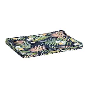 ProFoam 19 in. x 24 in. Outdoor Plush Deep Seat Back Cover in Simone Blue Tropical