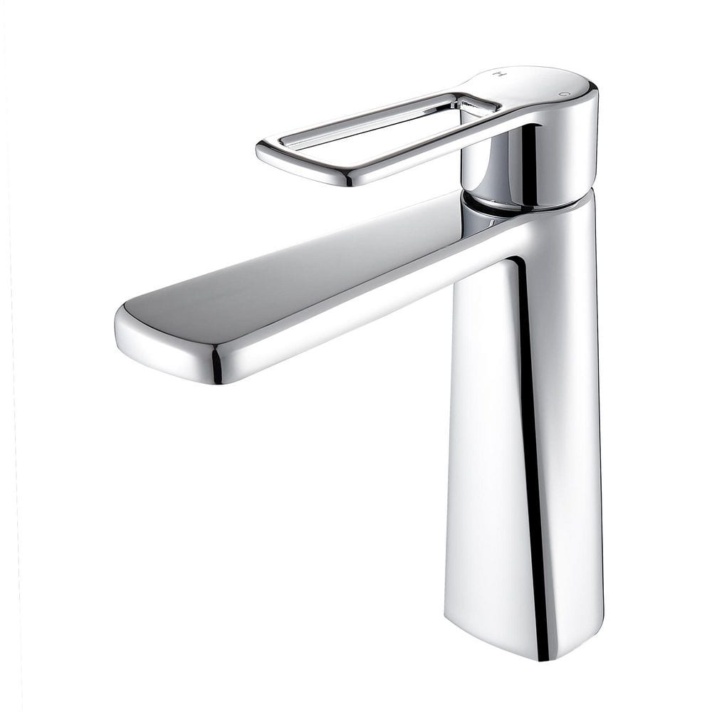 Paula Single Hole Single Handle Mid Arc Bathroom Faucet in Prolished Chrome (1-Pack) price history on PriceWatchPro