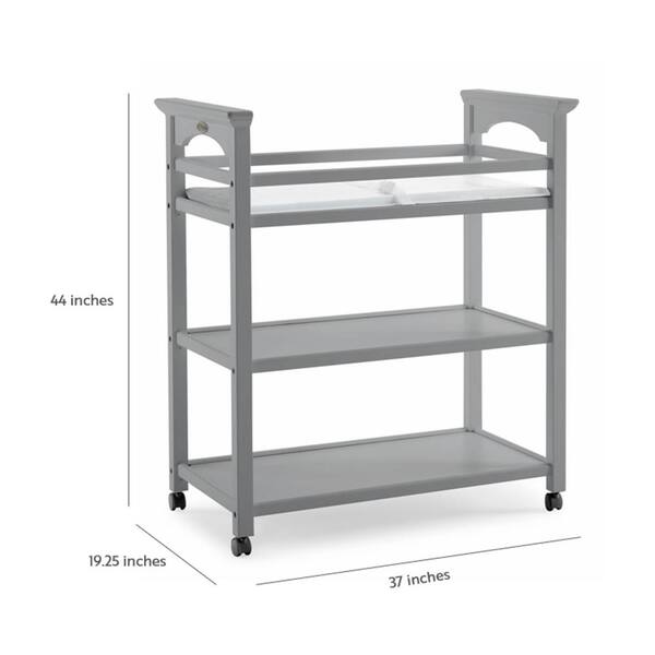 dark grey changing table