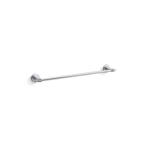 KOHLER Torrington 24 in. Wall Mounted Single Towel Bar in Polished Chrome